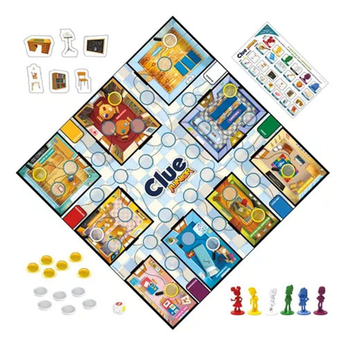 Juego En Caja Hasbro Clue Junior +4 F64195731 4