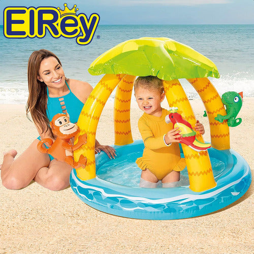 Piscina Intex Inflable Isla Infantil Niño Bebé - El Rey 6