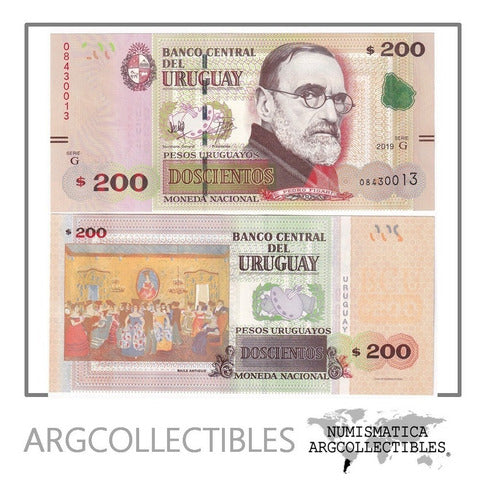 Uruguay Billete 200 Pesos 2019 P-96 Unc 0