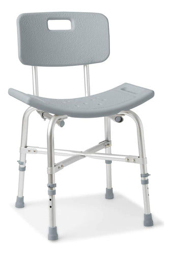 Medline Shower Chair Banco De Baño Con Respaldo, Para Baños 1