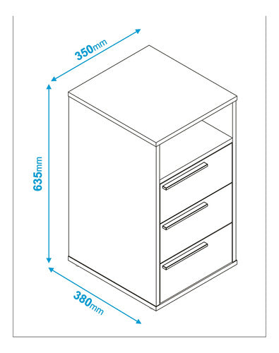 Cajonero Mesa Minimalista 4