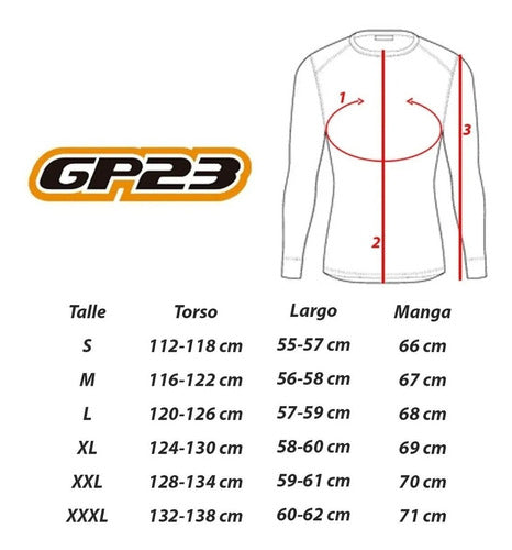 Campera Moto GP23 Cordura Waterproof Protective Jacket 4