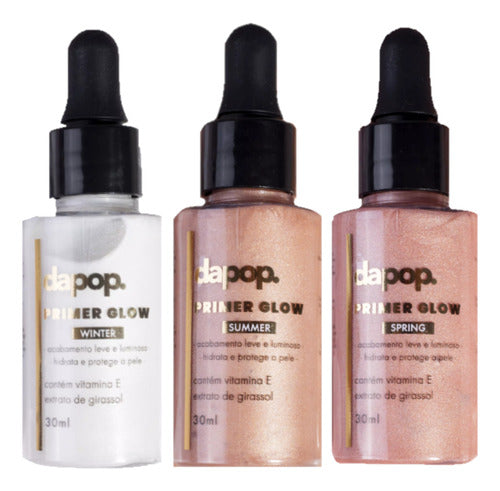 6 Primer Glow Com Vitamina E Dp2260 - Kit Dapop Atacado Sj 0