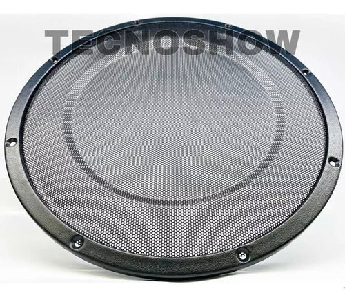 Set of 2 Metal Speaker Grills for 12-Inch Woofer with Ring 1