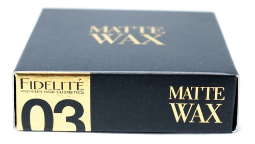 Matte Wax Fidelité Modelado 03 - Matte Hair Pomade 50gr 4