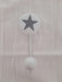 Generic Star Gray Ceramic Wall Coat Rack - Small 0