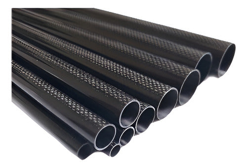 2pcs 3K Carbon Fiber Tube 28 * 30 * 1000 MM Length 0