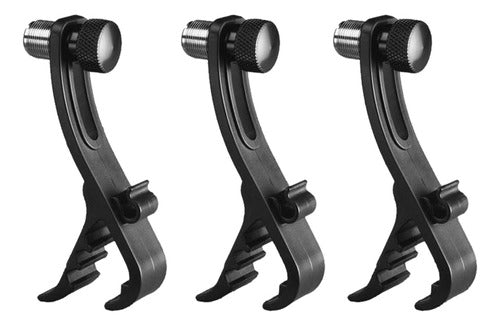 6-pack Adjustable Drum Clip Mic Clips 1