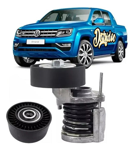 Kit Tensor Polyv + Polea Fija Vw Amarok Turbo Diesel 0