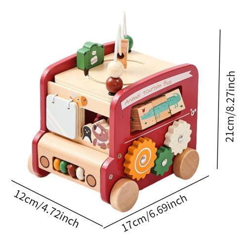 Nibus De Brinquedo 5 Em 1 Xilofone De Madeira Educação 1