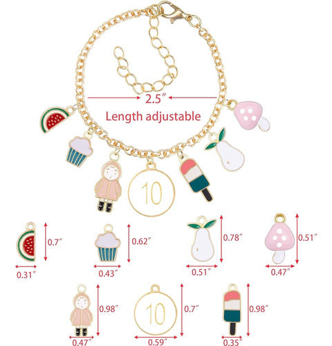 Meant2tobe 10th Birthday Decoration for Girls, 10th Birthday Necklace 3