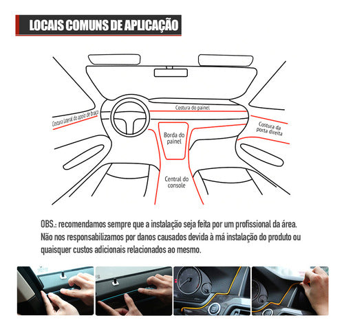 Fita Led Painel Elantra 2019 Neon Rgb 6m Controle Via App 4