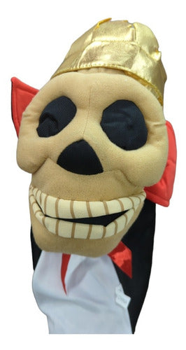 Titere Calaver Sonido Luz Video Peluche Halloween Oferta 0