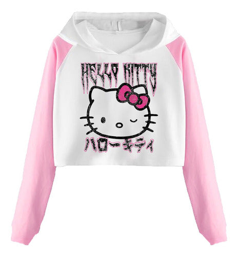 Soda Pop Clothing Hello Kitty Short Hoodie 0