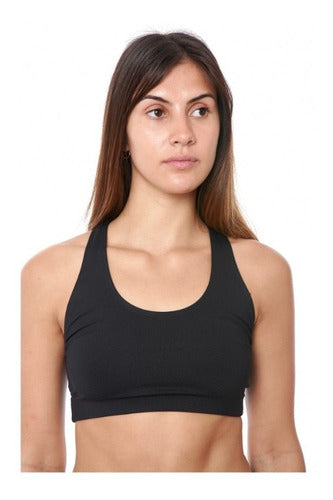 Salpa Top Deportivo Mujer Salpa Cruzado - Color Negro 0