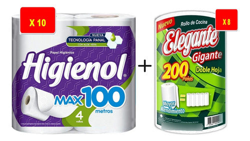 Higienol - Elegant 100 + Giant Kitchen Roll 200 0