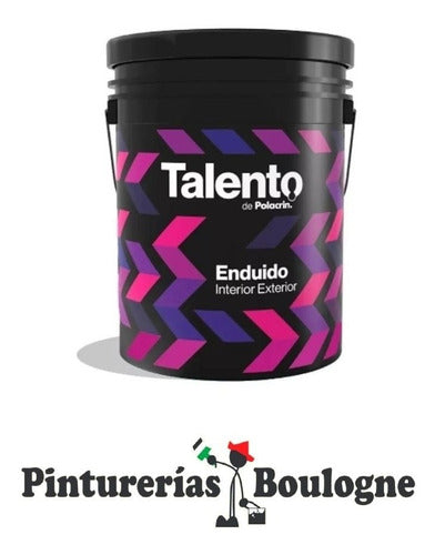 Maderin Enduido Interior-Exterior Talento Polacrin 10 Kilos 0