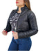 Women's Short Inflatable Puffer Jacket Fashion Coat 11