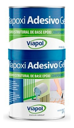 Adhesivo Estructural Base Epoxi Viapol Viapoxi Gel 1kg G P 0