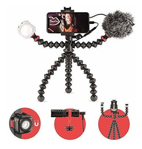 Kit De Vlogging Movil Joby Gorillapod (equipo De Telefono 0