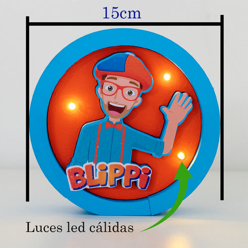 Polyluz Blippi Lámpara Velador Led Para Decoración 1