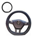 Fiemo Fundas Black Eco-Leather Steering Wheel Cover 38cm for Ford Ecosport 0