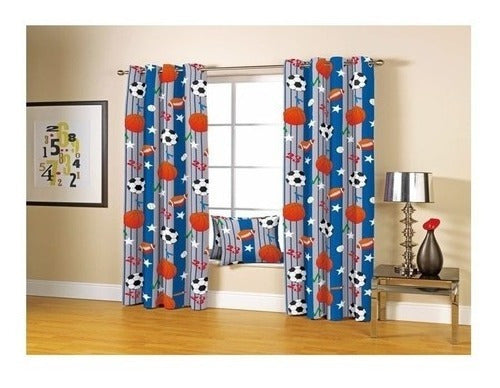 Soñado Set of Dreamy 2-Piece Children's Curtains 1