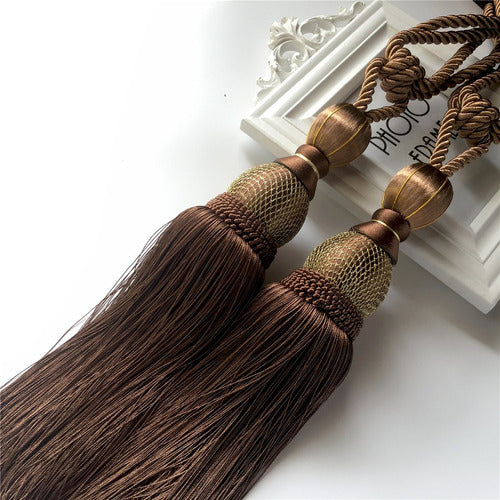 Turbokey 1 Pair of Tassels for Thick Curtains or Screens 1