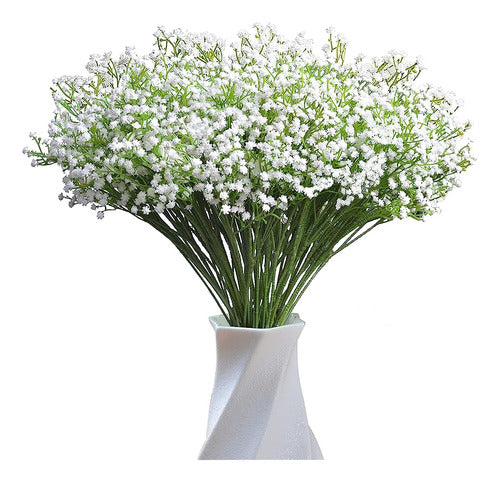 Jiftok Babys Breath Flores Artificiales, 24 Piezas Flores Fa 0