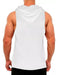 Hooded Tank Top Sports Sweatshirt Gym Workout Gear 4