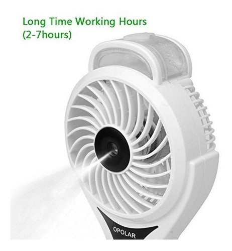 Opolar Misting Rechargeable Handheld USB Fan 1