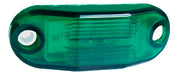 Farol Lateral Ovalado Led Bi Volt Verde 0