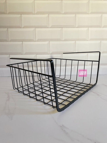 Metal Hanging Shelf Organizer for Pantry and Kitchen 14