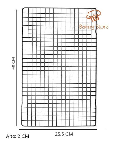 Cooling Rack 40x25 Cm for Cookies, Cakes, and Pastry 1