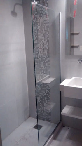 Fixed Safety Laminated Glass Shower Screen Blindex 180x80 6mm 3