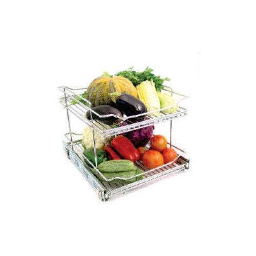 Asamit Chrome Pull-Out Basket Set for Kitchen 0