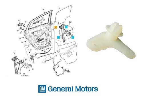 General Motors Leva Cerradura Chevrolet Astra Vectra Corsa 90181951 1