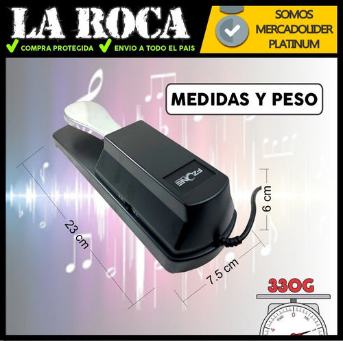 Pedal Sustain Piano Teclados Todas Marcas 4