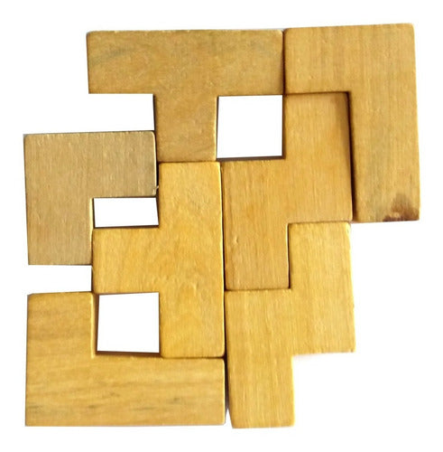 Juego De Ingenio Madera Para Armar Cubo Ciencia Para Todos 2