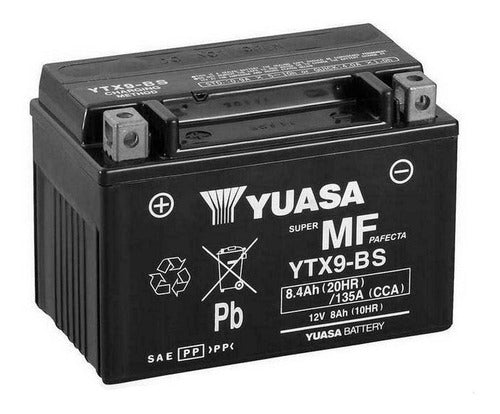 Yuasa YTX9-BS Gel Battery for Honda CBR F2 NS 200 KTM Duke FAS 0