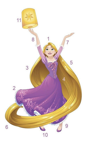 RoomMates Vinyl Wall Decor [1ehfhsi0] Disney Princess Rapunzel 1