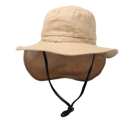 Australian Fishing Hat with Neck Flap - Elástica Brand 1