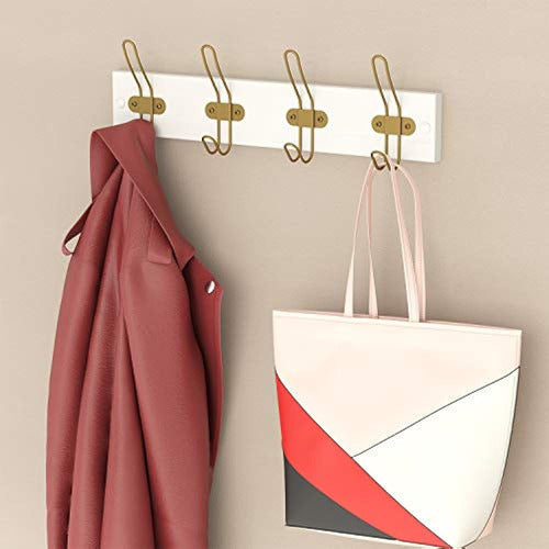 Tibres - Golden Wall Hooks for Hanging Coat, Clothes, Ch 1