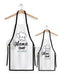 Personalized Chef Apron Set for Adult + Child - Perfect Gift for Parents 1