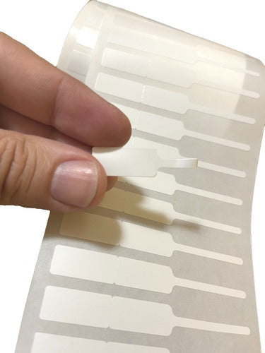 MR 6 Rolls Adhesive Labels Jewelry 3200 Units Optical 65x11 mm 2