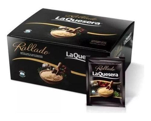 Queso Rallado La Quesera Caja X 100 Sobres De 8gr Individual 0