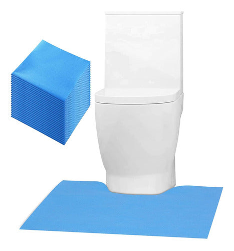 Miumoon Disposable Toilet Mats, 61cm X 56cm 0