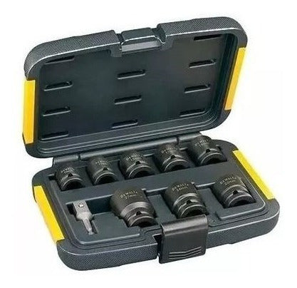 Set Dados De Impacto Dewalt 9pcs Enc 1/2 Adapt 1/4 - Ynter 0