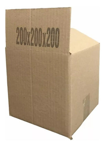 Set of 25 Corrugated Cardboard Boxes 20x20x20 for Packing, Moving, and Shipping 4