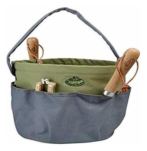 Esschert Design Round Garden Tool Bag Gris 0